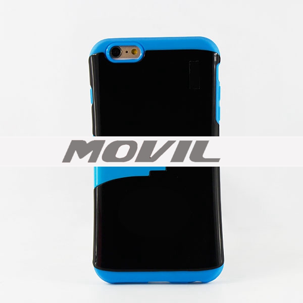 NP-2144 Combinación tpu   pc funda para Apple iPhone 6 plus-5